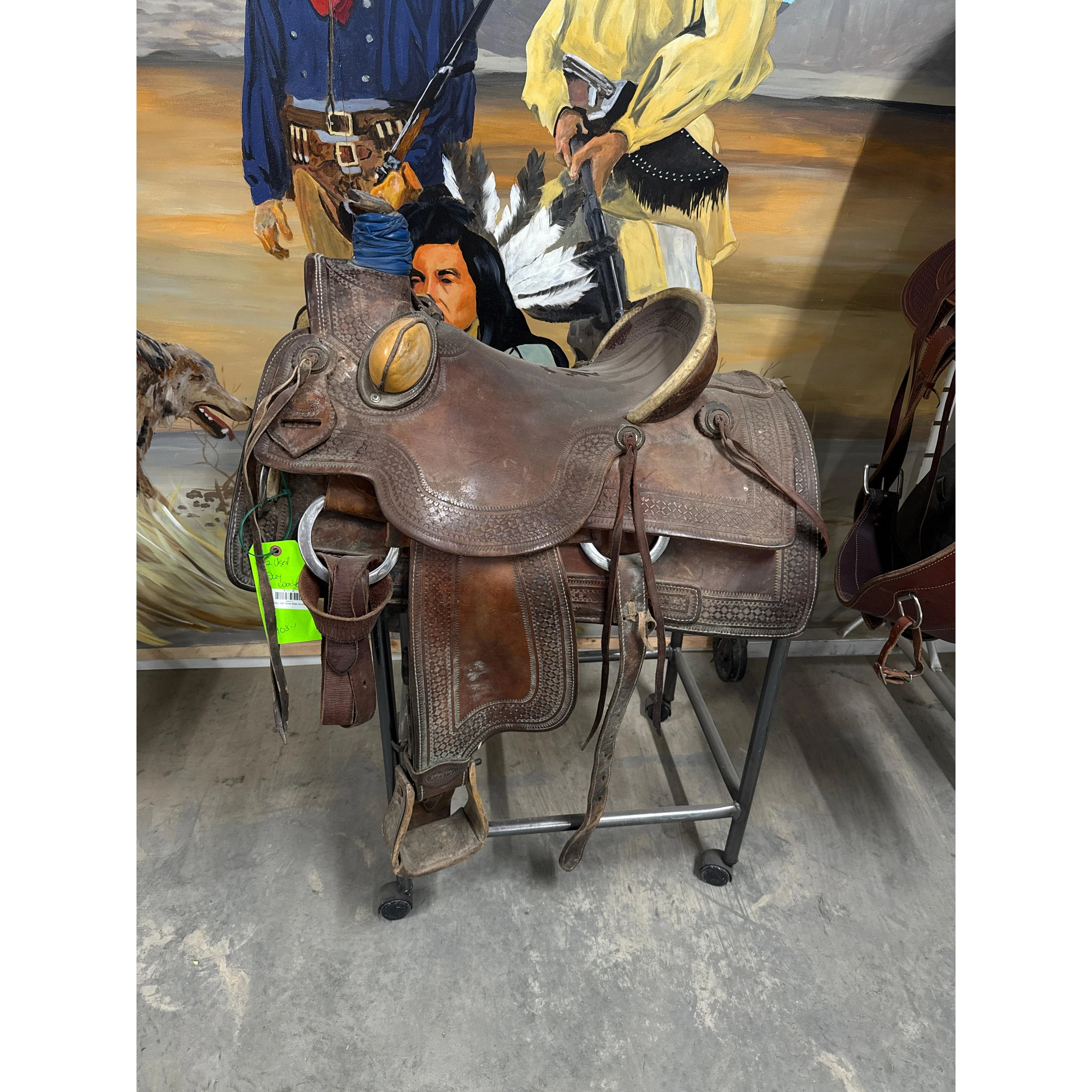 Used 15.5" Teskey Wade Saddle