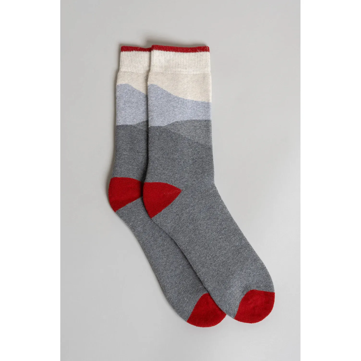Wanakome Unisex Far Horizon Socks- Dark Heather Grey