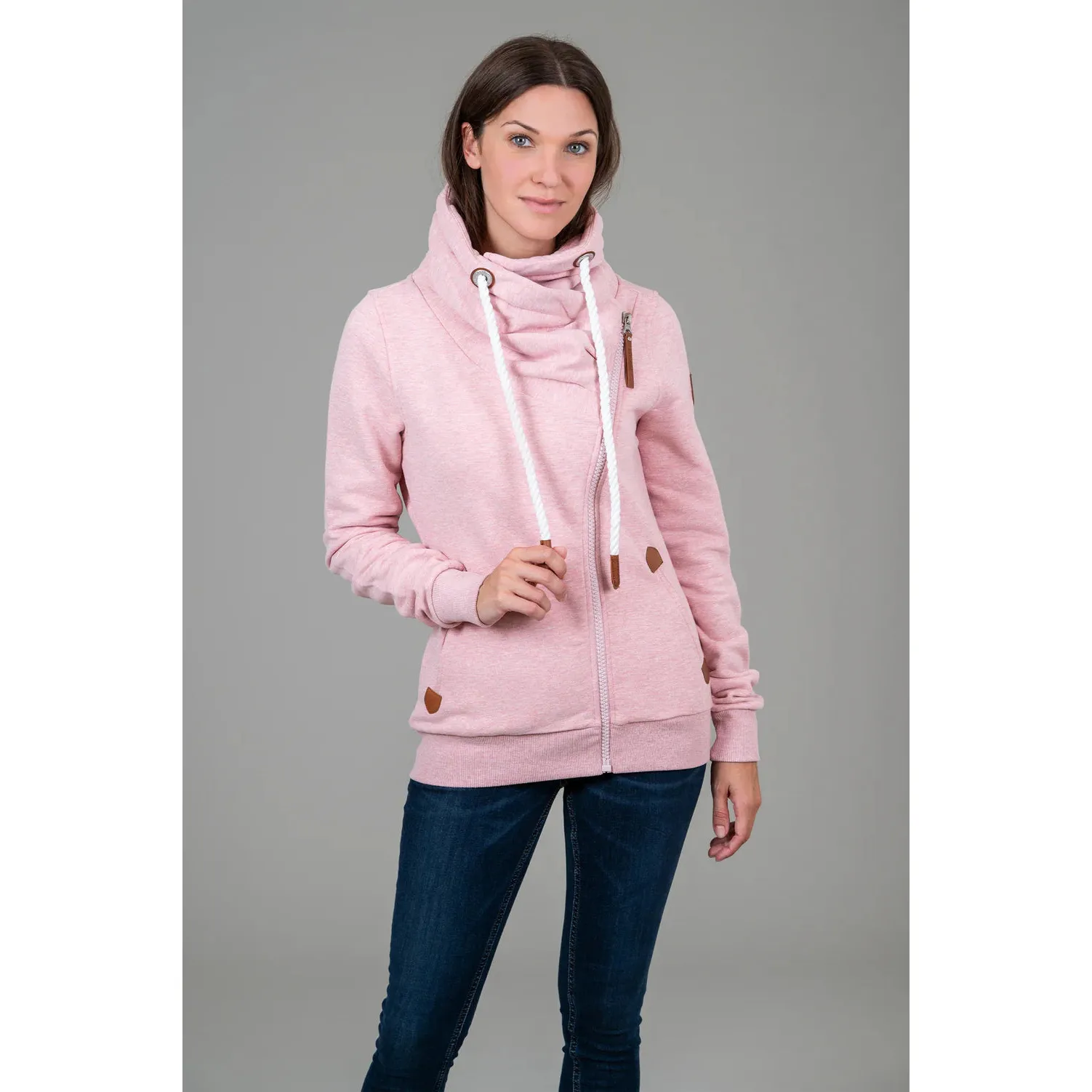 Wanakome Women's Hestia Zip Cowl Neck Sweater - Assorted Colours - Image 9