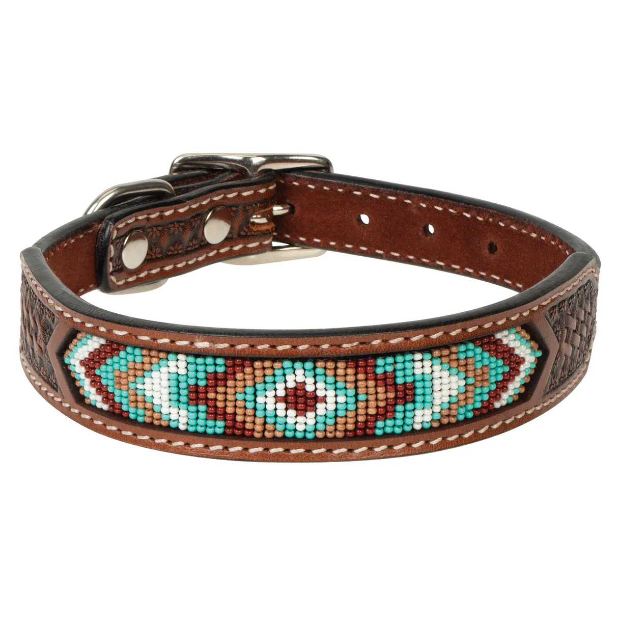 Weaver Beaded Aztec Dog Collar