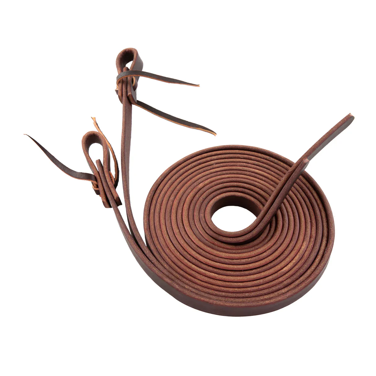Weaver Burgandy latigo Split Reins-1/2"x8'