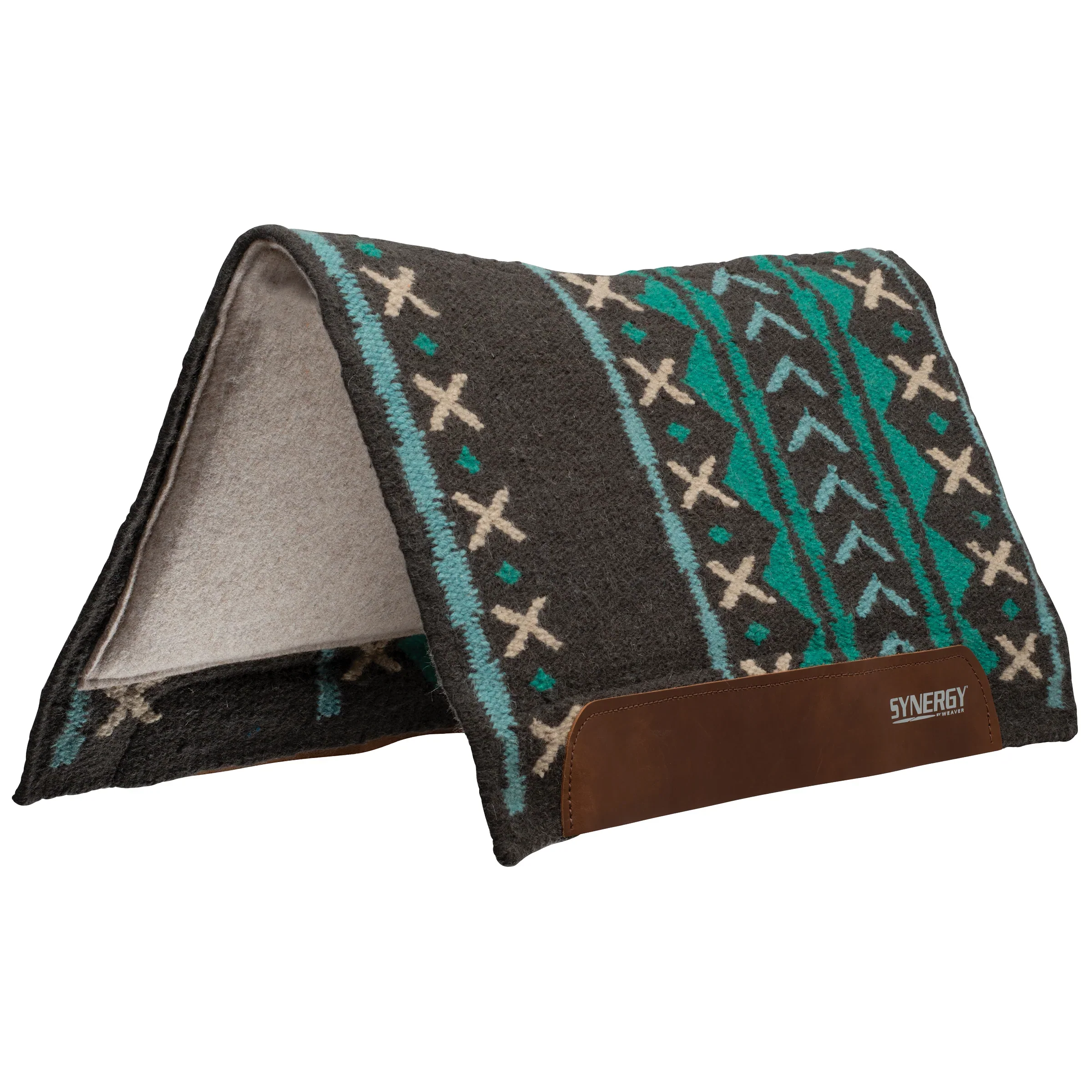Weaver Synergy Flex Contour Performance Saddle Pad w/Wool Blend Felt - 32x34 - Image 2
