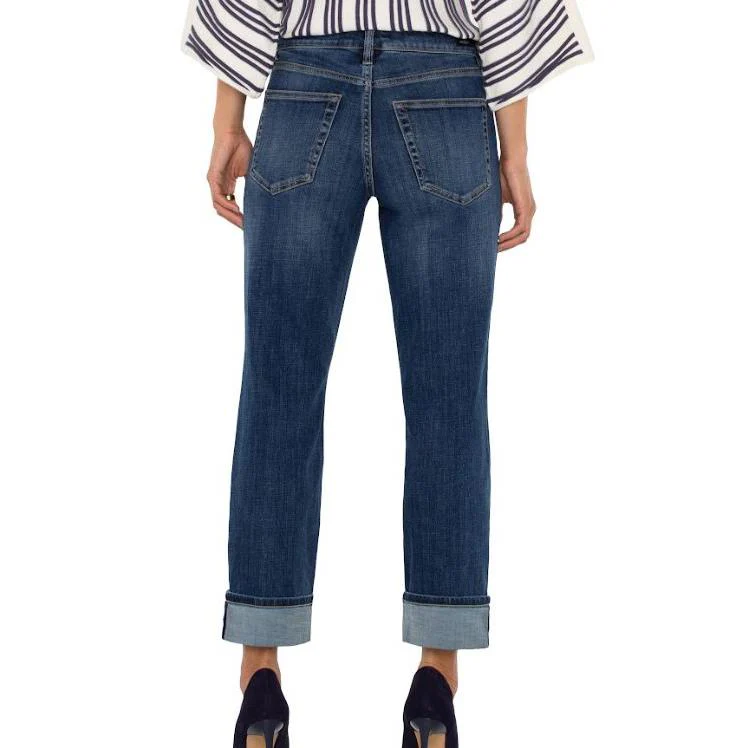 Liverpool Women's Marley Cuffed Jeans- Rushland - Image 2