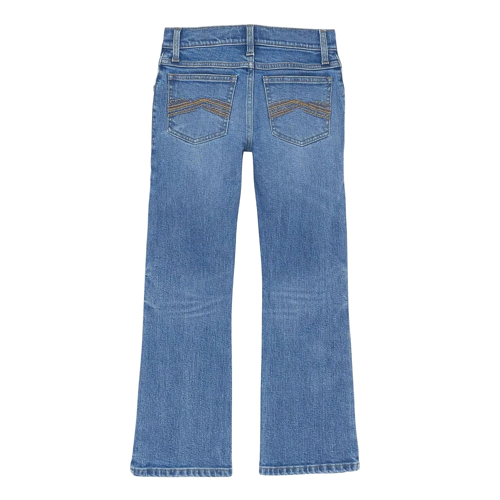 Wrangler Boys 20X Vintage Slim Boot Cut Jean - Medium Blue - Image 2