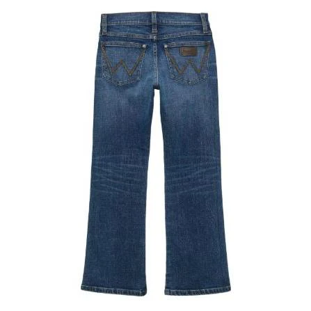 Wrangler Boy's Retro Slim Fit Straight Leg Jeans- Mendenhall - Image 2