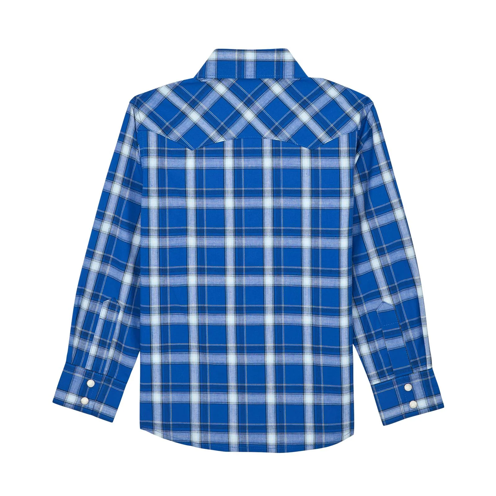Wrangler Boy's Wrangler Retro Long Sleeve Shirts - True Blue - Image 2