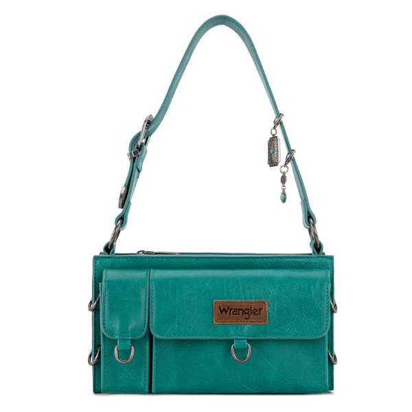 Wrangler Buckle Charm Small Shoulder Bag- Multiple Colours - Image 4