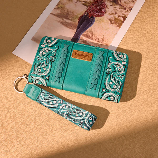 Wrangler Bandana Paisley Print Wallet- Multiple Colours - Image 3