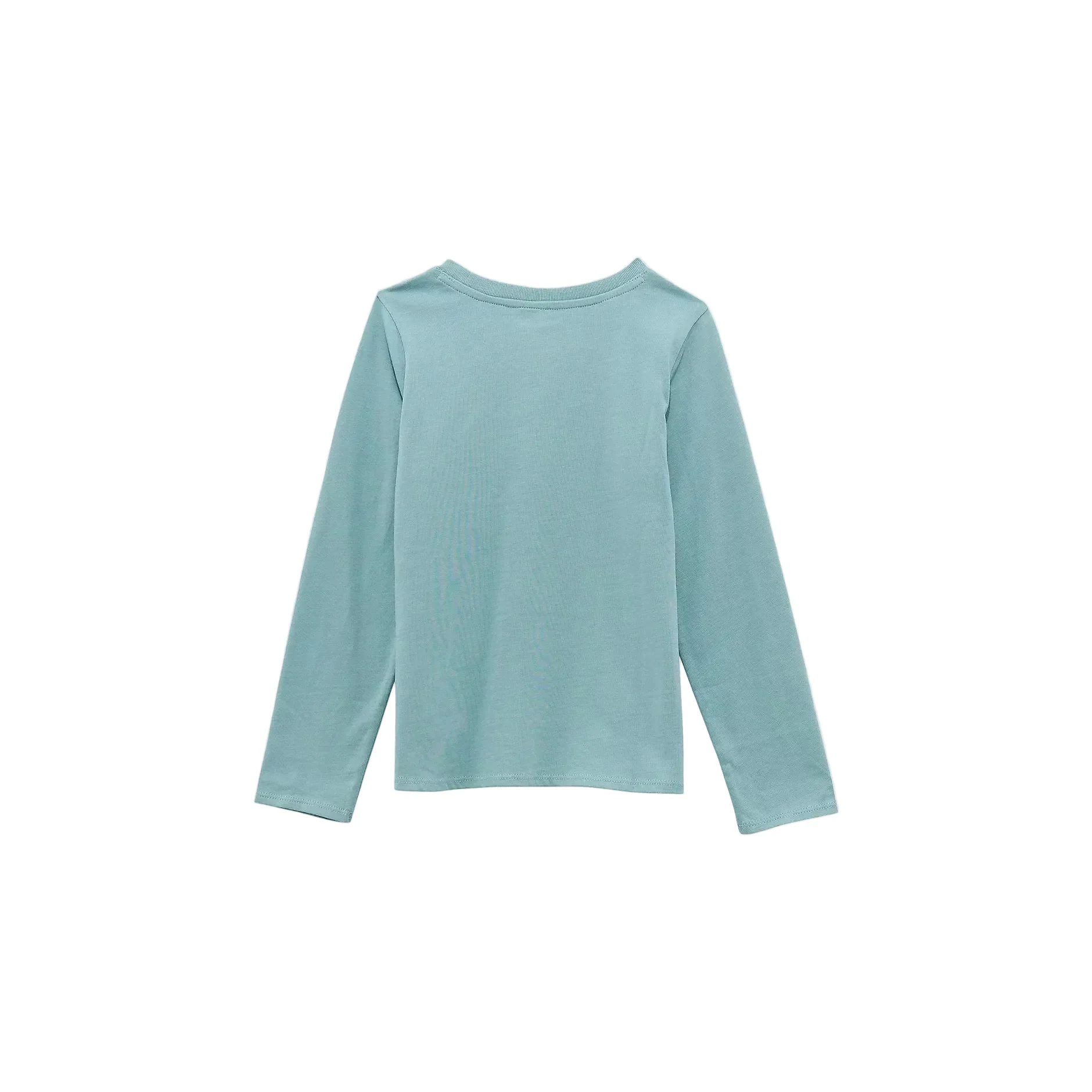 Wrangler Girl's Long Sleeve Western Graphic Tee Shirt - Blue - Image 2