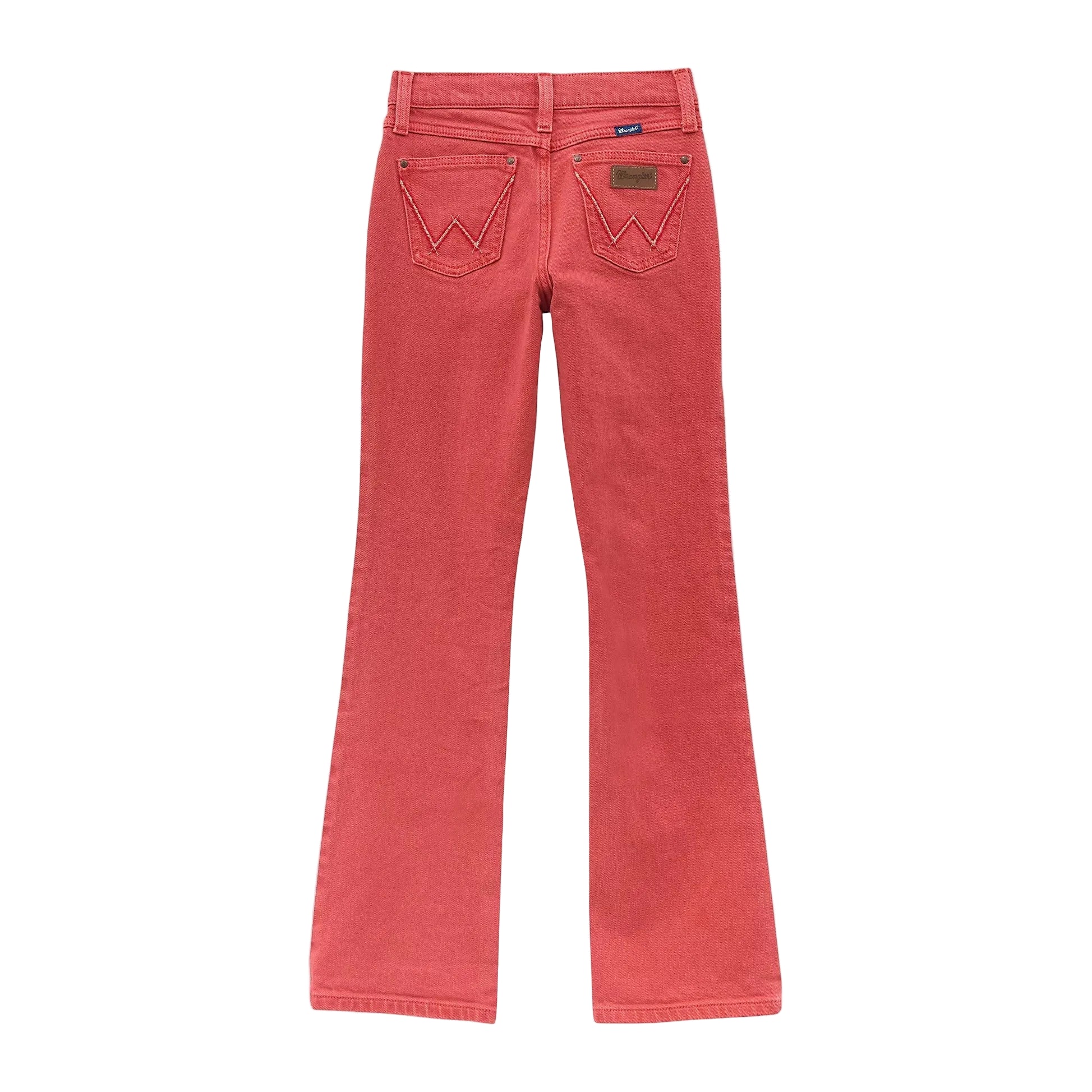Wrangler Girl's Retro Vibrant Bootcut Jeans - Chili - Image 2