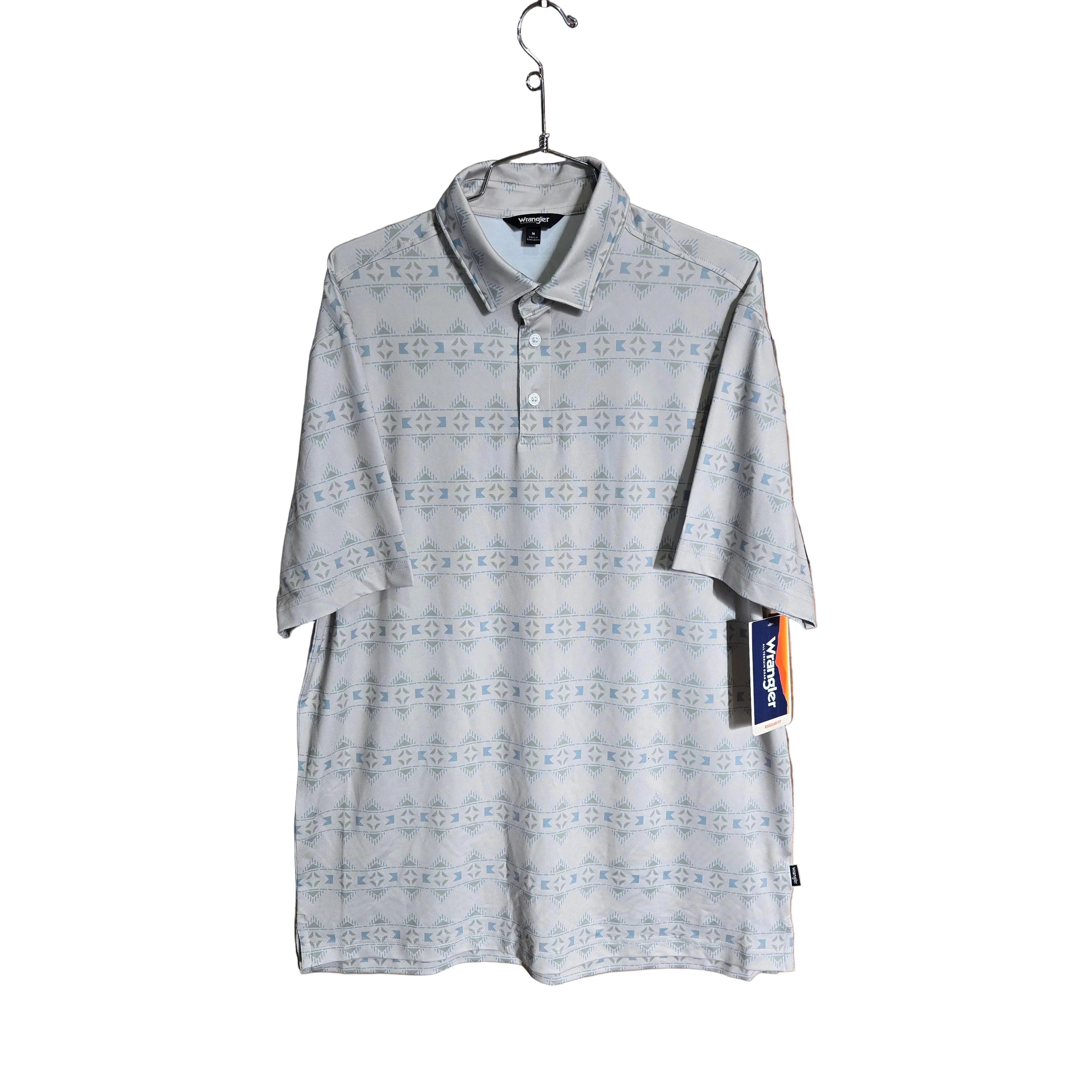 Wrangler Men's All Terrain Short Sleeve Gear Polo - Checotah Stripe