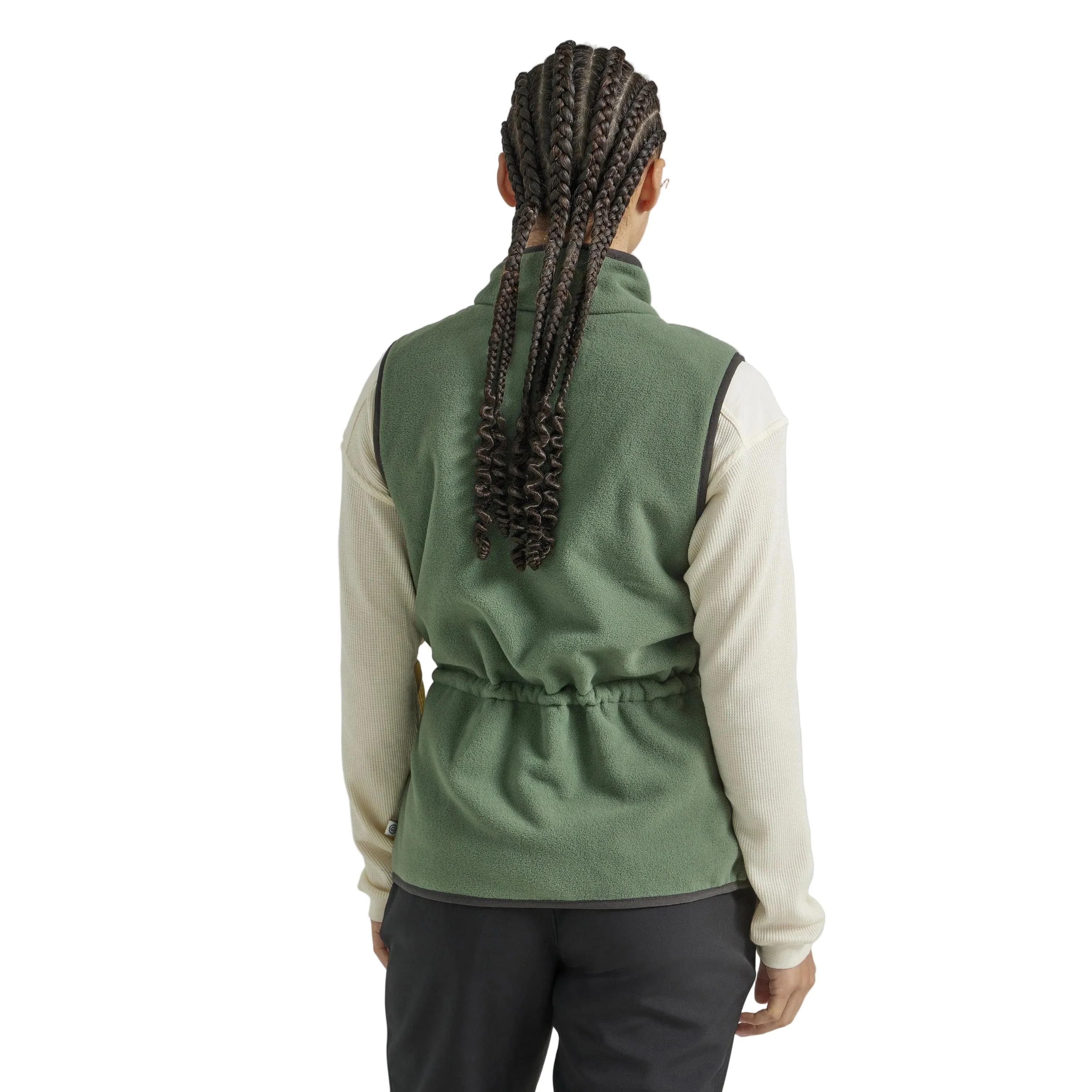 Wrangler Women's ATG Reversible Fleece Vest - Green/Grey - Image 3