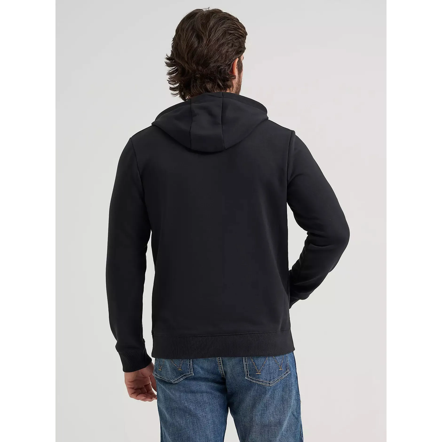 Wrangler Men's Fit For Champions Pullover Hoodie - Jet Black - Image 2
