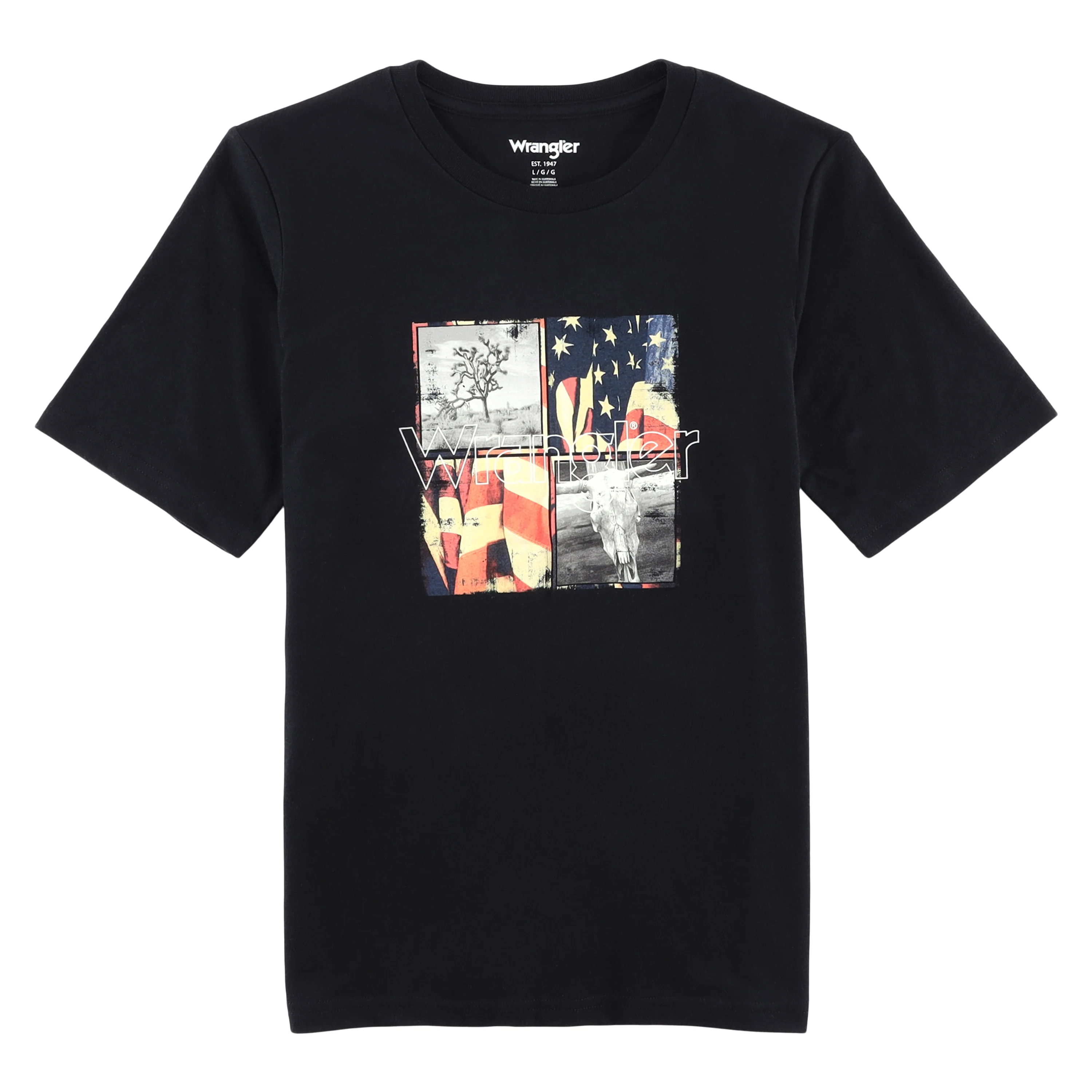 Wrangler Boy's Short Sleeve T-Shirt - Black