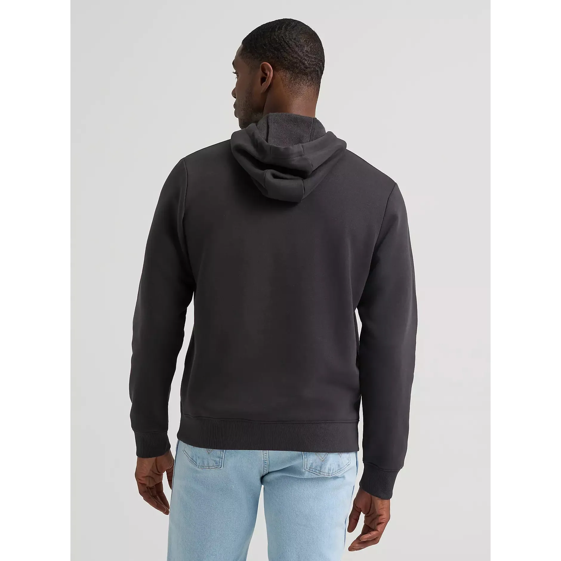 Wrangler Men's Upside Down Wrangler Graphic Hoodie - Phantom - Image 2