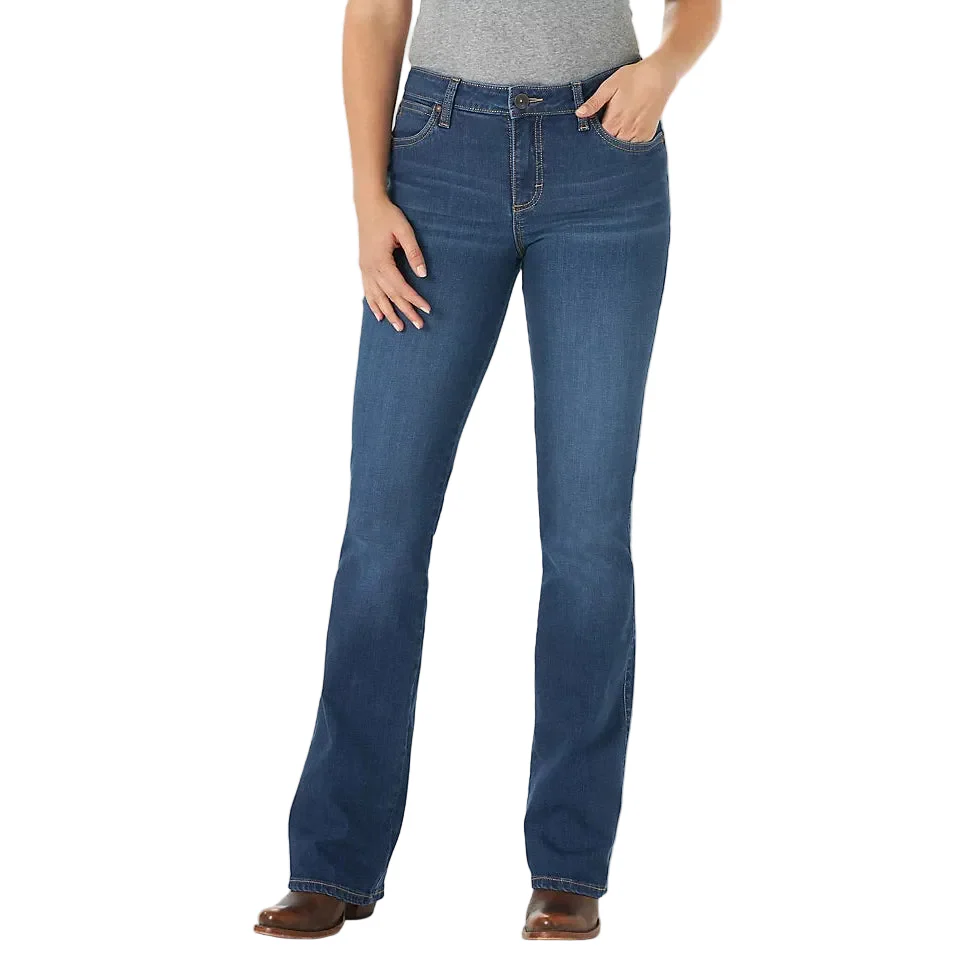 Wrangler Women's Aura Mid Rise Bootcut Jeans - Jennifer