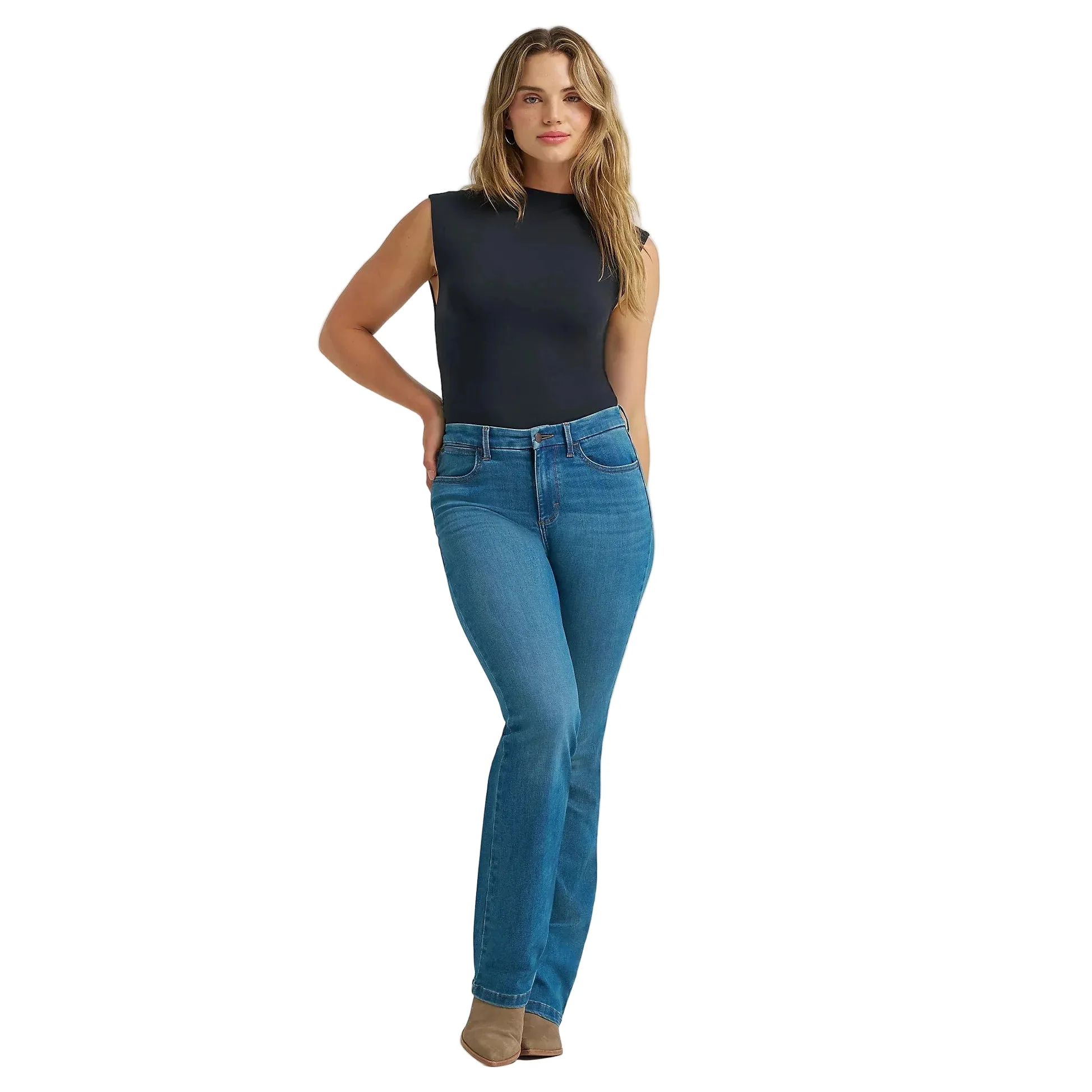 Wrangler Women's Bespoke High Rise Bootcut Jean - Regina - Image 6