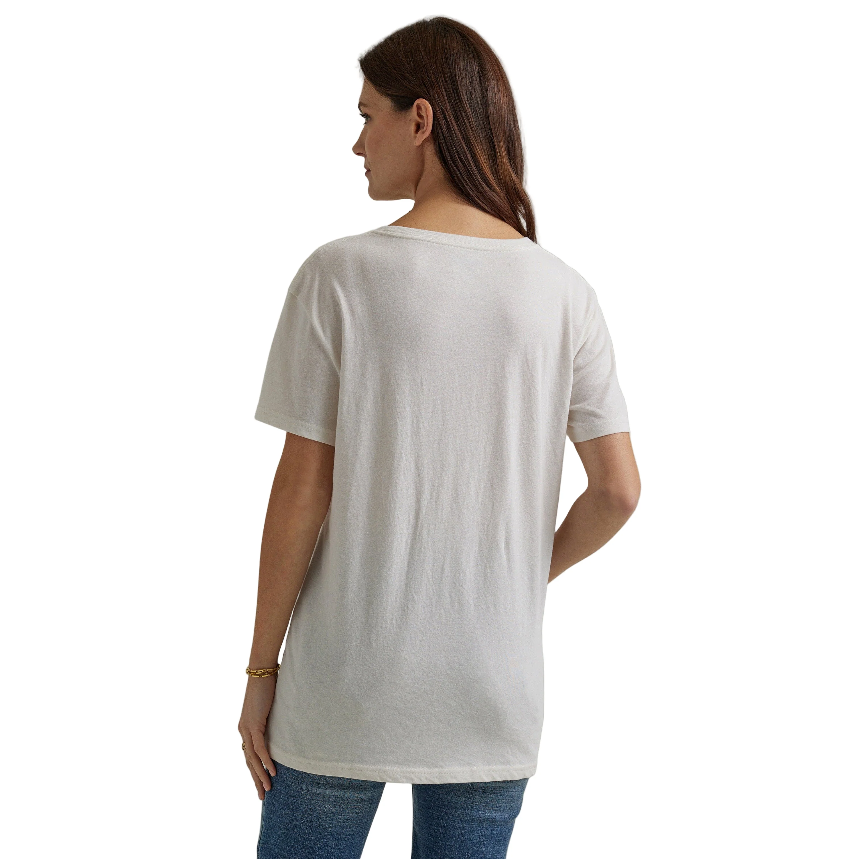 Wrangler Women's Long Live Boyfriend Tee - Grey - Image 2