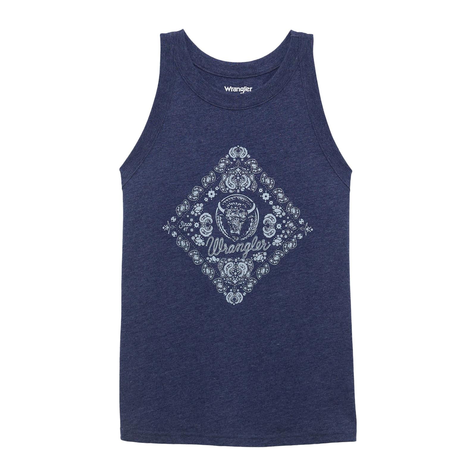 Wrangler Women's Goddess Tank- Bison Bandana