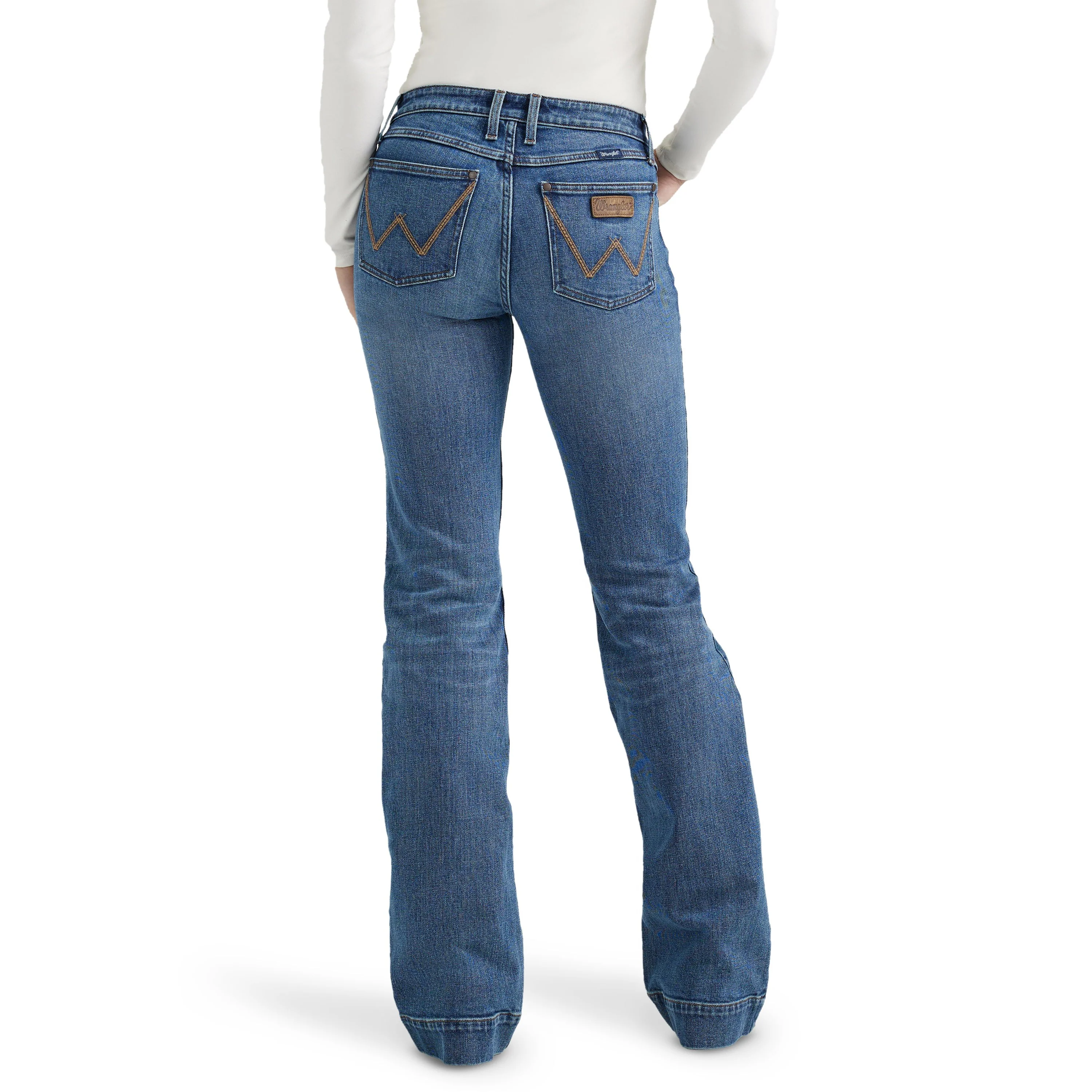 Wrangler Women's HO24 West Retro Mae Trouser- Iris - Image 3