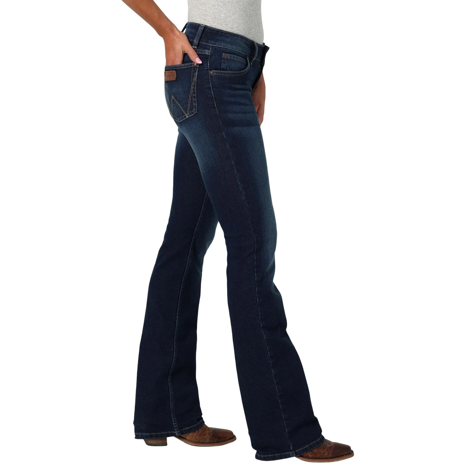 Wrangler Women's Retro Mae Mid Rise Bootcut Jeans - Anna - Image 2