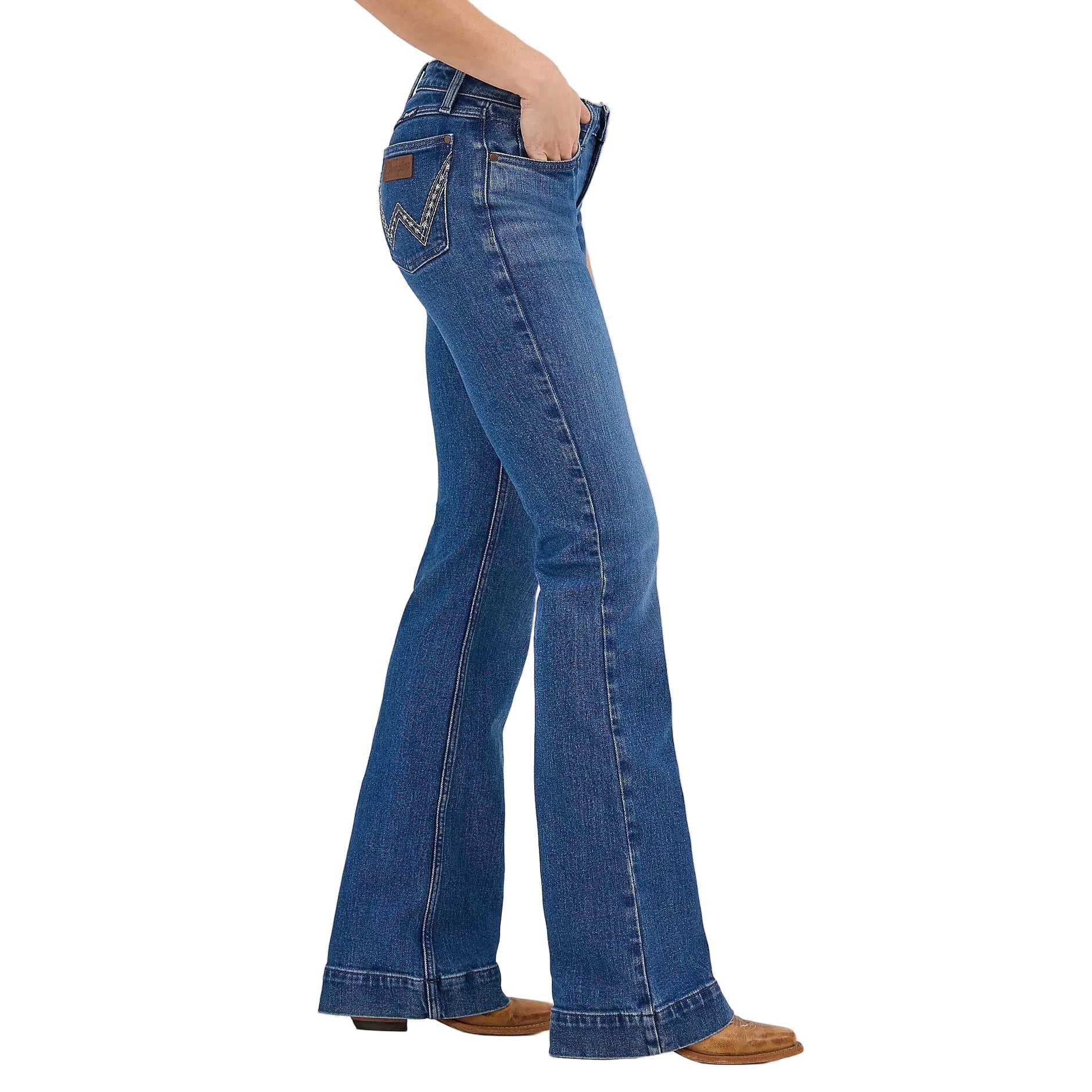 Wrangler Women's Retro Mae Wide Leg Trouser Jean - Adelaide - Image 5