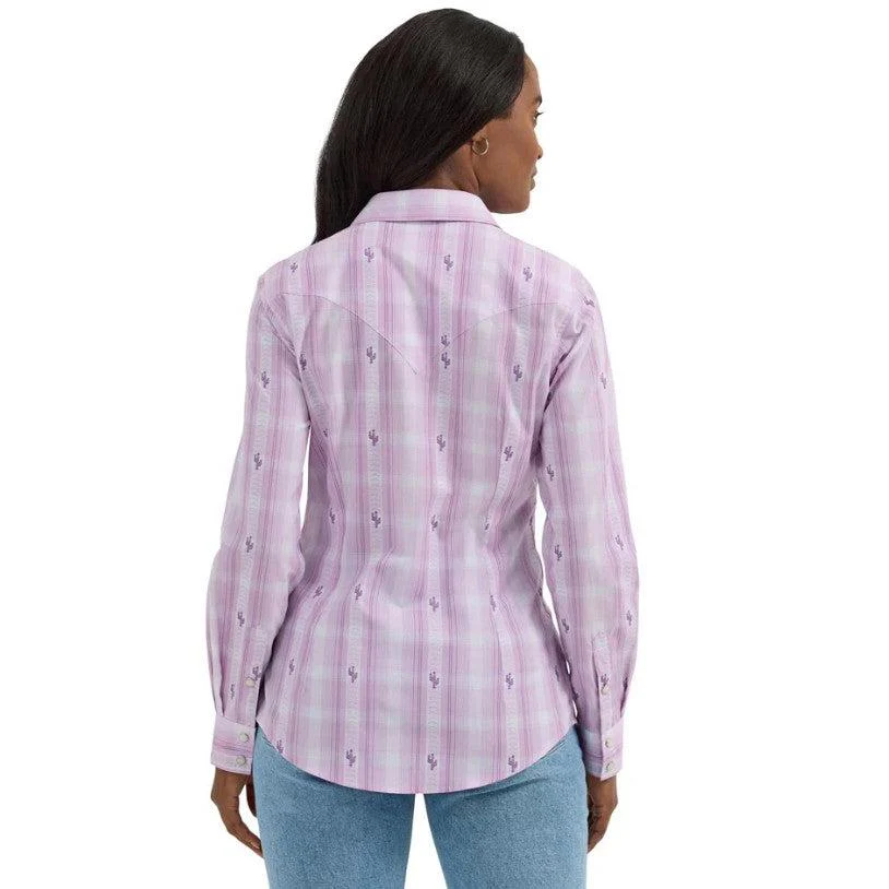 Wrangler Women's Retro Punch Top- Purple - Image 3