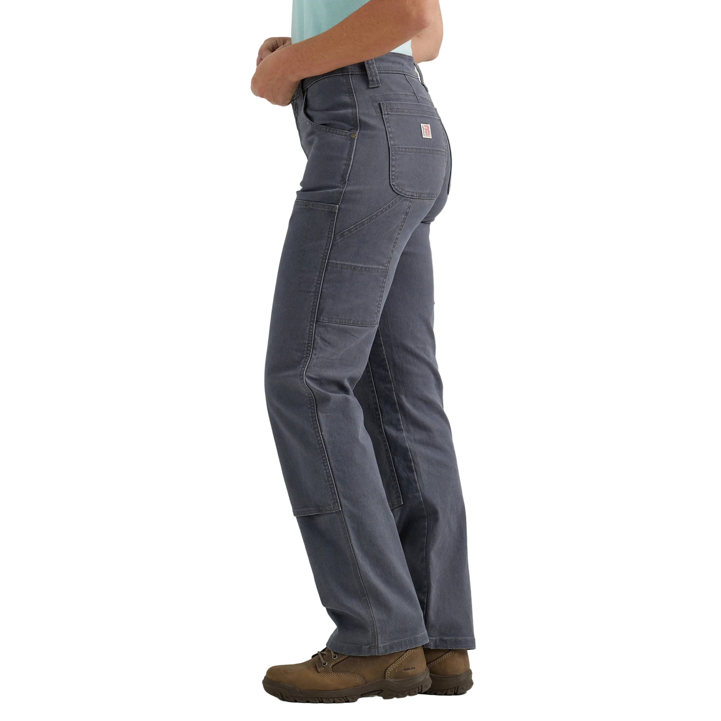 Wrangler Women's Riggs Double Knee Work Pants - Grey - Image 3