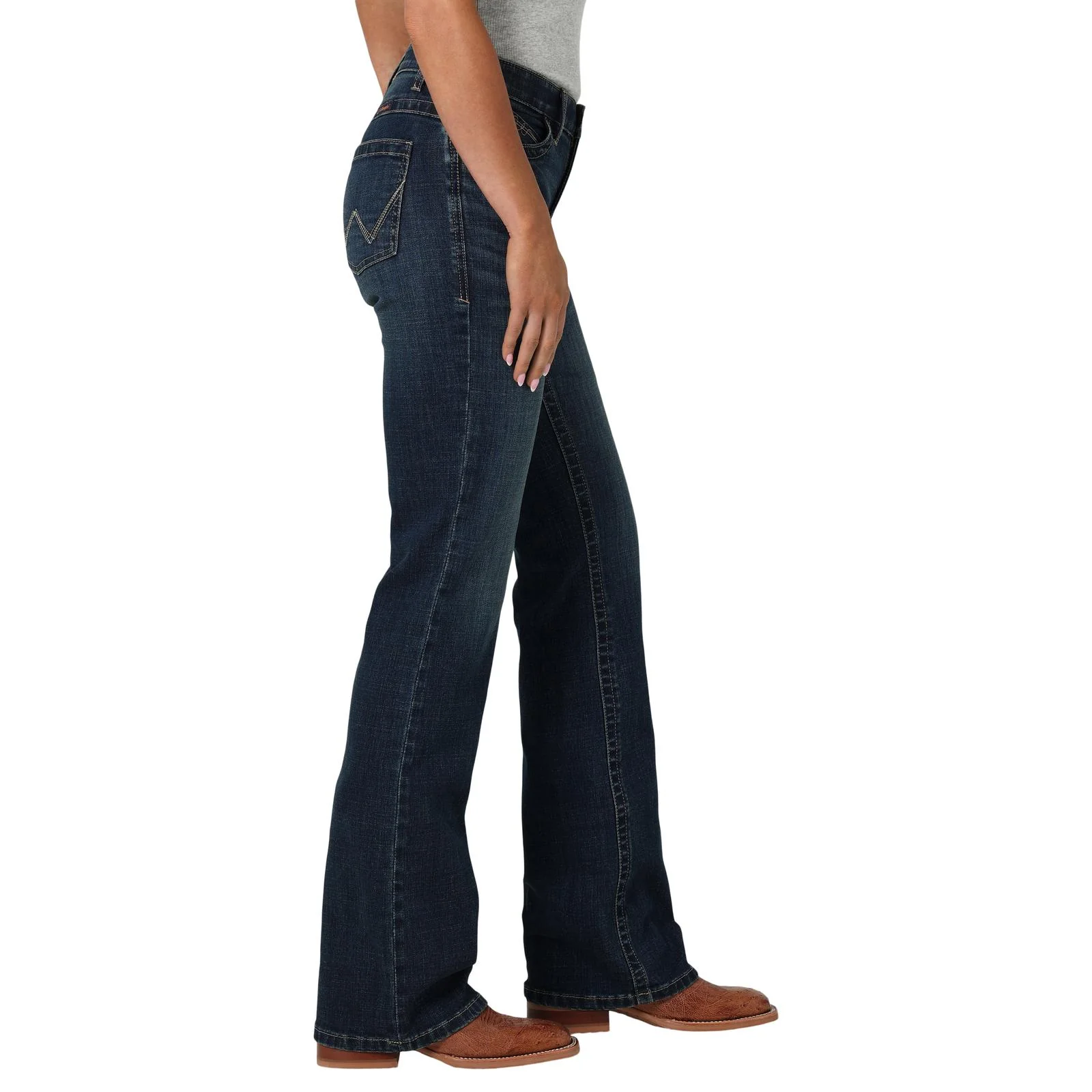 Wrangler Women's Jade Mid Rise Bootcut Ultimate Riding Jeans - Riley/Anna - Image 2