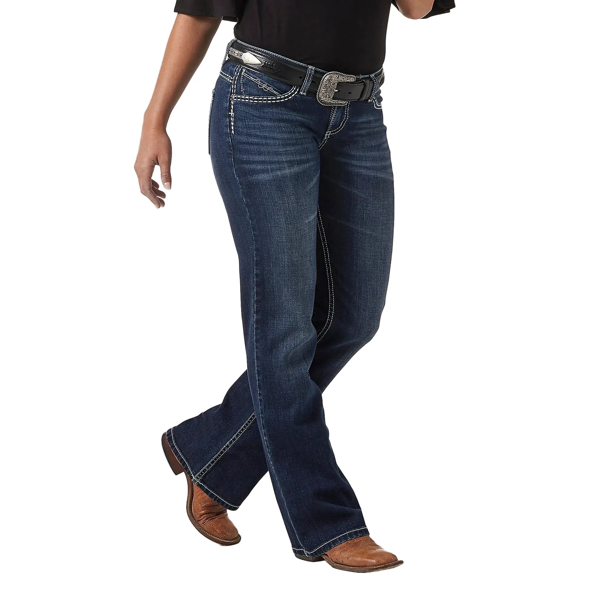 Wrangler Women's Shiloh Ultimate Riding Jeans - TA Wash - Image 2