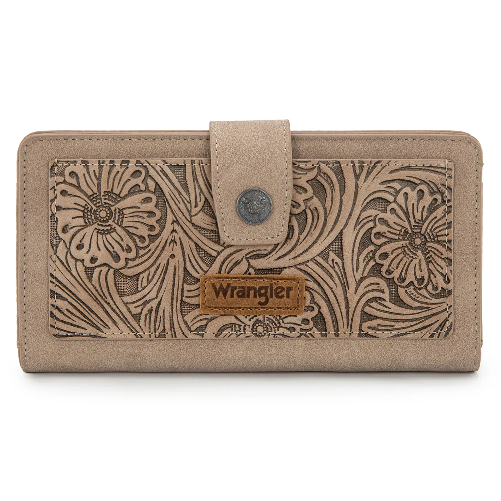 Wrangler Wrangler Western Floral Tooled RFID Wallet- Multiple Colours - Image 2