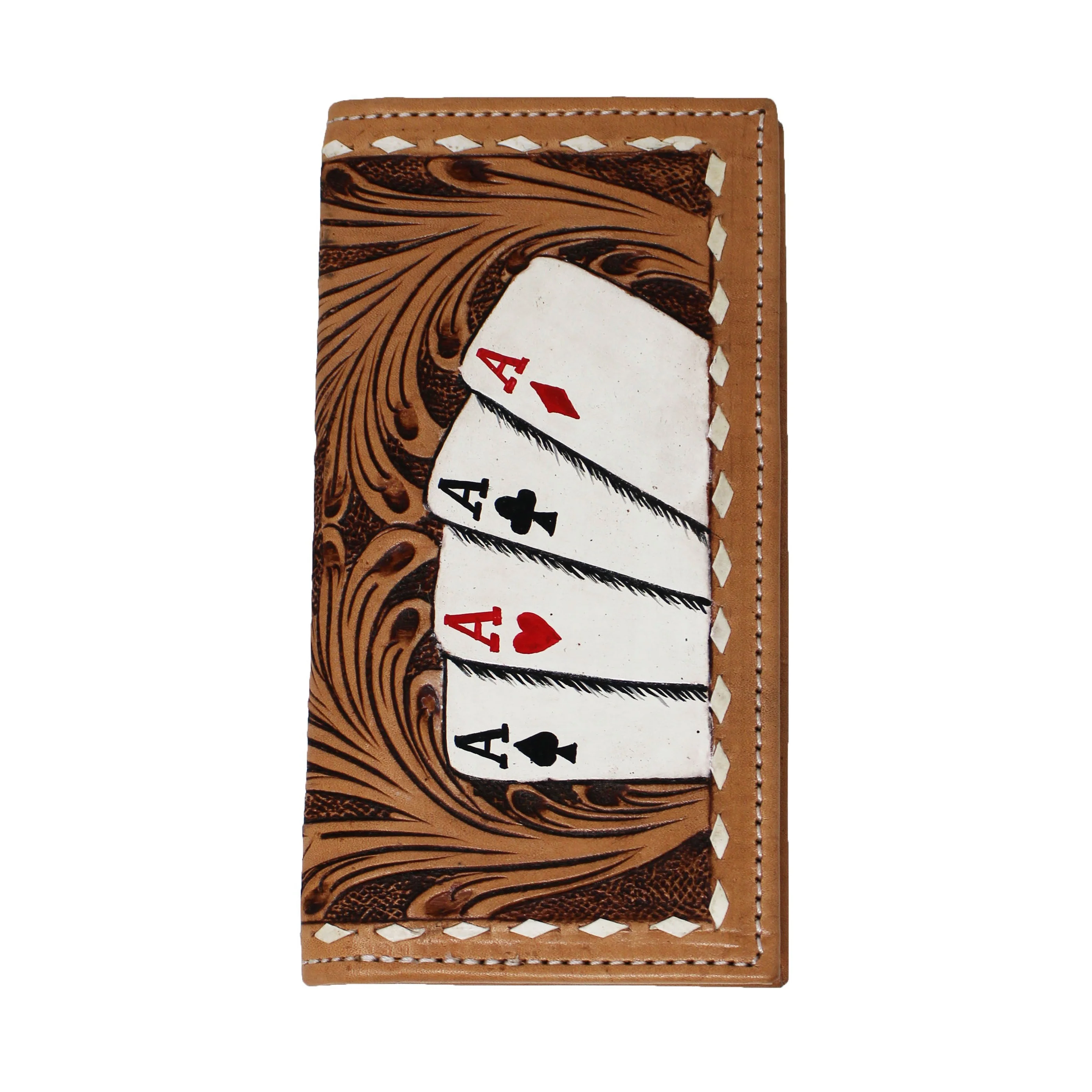 Rodeo Tooled Leather Wallets - Multiple Styles - Image 6