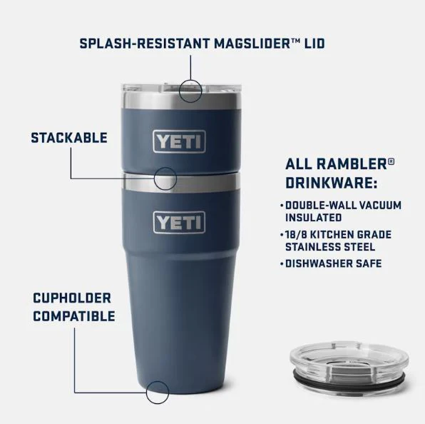 Yeti Rambler® 591ml Stackable Cup w/Magslider Lid - Venom - Image 3