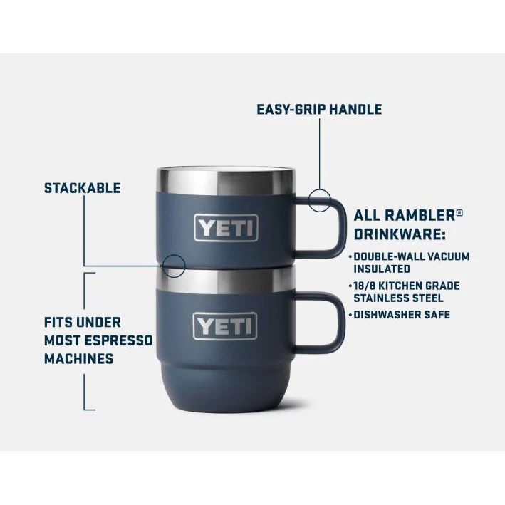 Yeti Rambler 177ml Stackable Mugs - Tropical Pink - Image 3