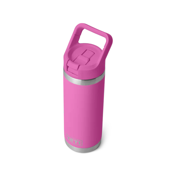 Yeti Rambler 532ml Straw Water Bottle - Wild Flower Fuchsia - Image 2